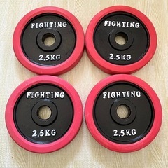 FIGHTING プレート2.5kg4枚