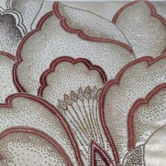 帯（白 銀 花）の画像