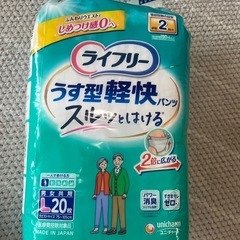 ライフリー うす型軽快パンツ L 20枚入