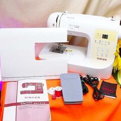 【◆簡単操作・補助テーブル付◆SINGER SN777】整備済み品 現品管理番号：s0428_001wの画像