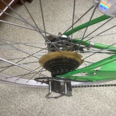 自転車　２７インチ　緑　TJ11582の画像