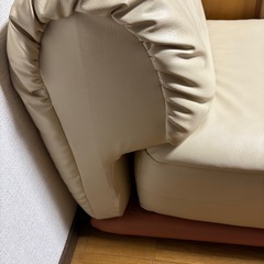 フクラ　１人ソファ　レザーの画像