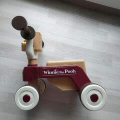 くまのプーさん ウォーカーライダー 手押し車 三輪車 ベビー玩具の画像