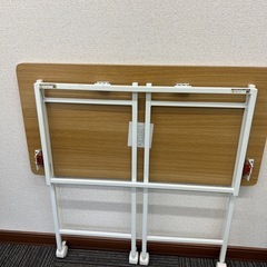 パソコンデスク折りたたみ机シンプルナチュラルの画像