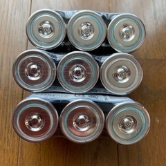 単2マンガン電池9本セットでの画像