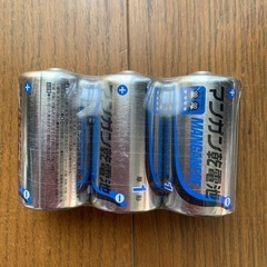 単1マンガン電池3本パックの画像