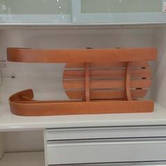 ★ 置き物  プランター置き  木製  (一部部品なしソリとしては使用不可)  北九州店舗店頭販売のみの画像