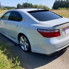 レクサス LS460 車検8年11月 7万㌔ フルエアロ サンルーフ サスコンの画像