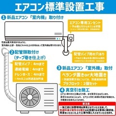 【取付＋本体】ダイキン6畳用基本工事付きセット！！の画像
