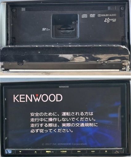 「値下げ不可」KENWOOD MDV-M705 Bluetooth フルセグ　内蔵メモリ録音 KENWOODケンウッド 彩速ナビ　地図データ2017