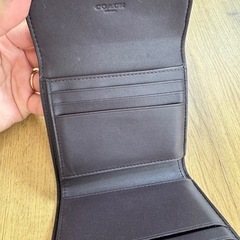 COACH三つ折り財布レディース【中古】の画像