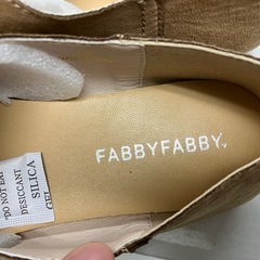 ☆値下げ☆O2504-837 FABBY FABBY フェイクスエード バブーシュ Mサイズ 中古美品の画像