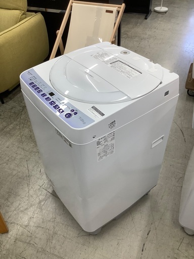 SHARP シャープ 全自動電気洗濯機 ES-T715-W 2023年製 洗濯機：シャープ