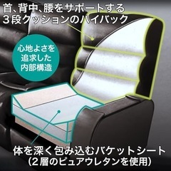 【美品】ニトリ  1人用電動リクライニングソファ(Nビリーバ 抗ウイルスNシールドBE)の画像
