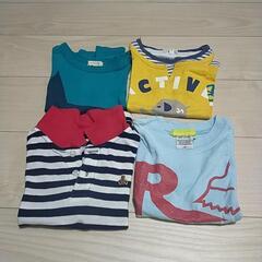 100 男の子 半袖 Tシャツ ポロシャツ 14着の画像