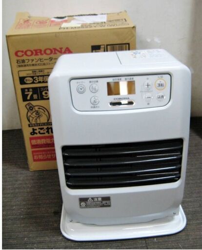高年式　2022年製　CORONA　石油ファンヒーター　FH-M2522Y　動作良好　ミニタイプ　木造7畳　コンクリート9畳　暖房機器　コロナ