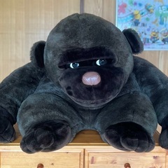 特大 ゴリラのぬいぐるみ レトロの画像