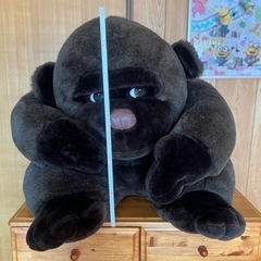 特大 ゴリラのぬいぐるみ レトロの画像