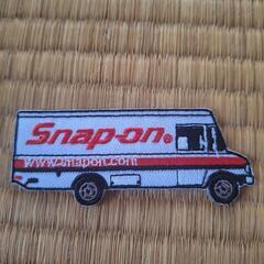 Snap-on　スナップオン　刺繍ワッペン　2個セットの画像