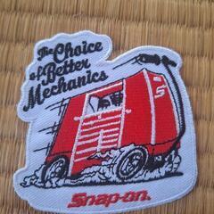 Snap-on　スナップオン　刺繍ワッペン　2個セットの画像
