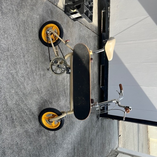 スケボー付き自転車