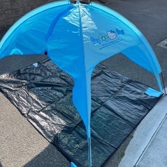 サンシェード　プール　海　キャンプ　BBQ  アウトドア　キティー　夏　バーベキューの画像