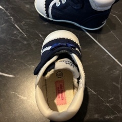 ホットビスケッツ　ミキハウス　リボン付きファーストシューズ12.5cmの画像