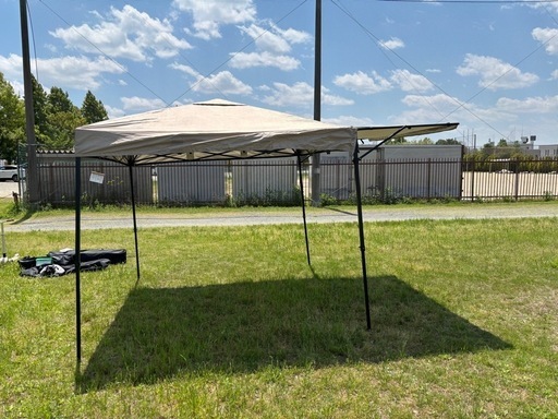 値下げ　タープテント 2.5m オーニング オーニングタイプ シルバーコーティング ワンタッチタープテント 簡単 大型 軽量 日よけ 日除け UVカット 防水 おしゃれ アウトドア レジャー キャンプ バーベキュー 運動会 イベント用