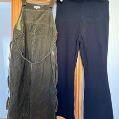 マタニティ衣類2着と腹帯とウエストニッパー