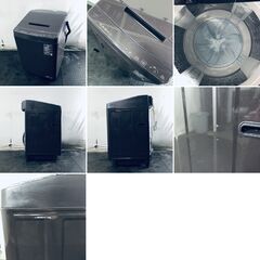 ID:sg219143 東芝 TOSHIBA 洗濯機 ファミリー 中古 2022年製 全自動洗濯機 10.0kg ボルドーブラウン 送風 乾燥機能付き AW-10DP2(T)  【リユース品：状態B】【送料無料】【設置費用無料】の画像