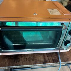 デロンギ（DeLonghi）オーブントースター_ピンク色_中古美品の画像