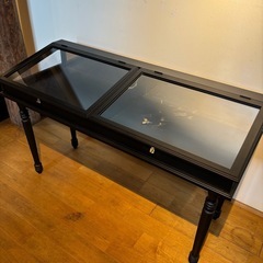 アクセサリー コレクション ケース ディスプレイ ショーケース ブラック カラーの画像