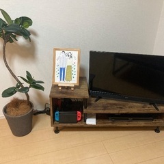 【テレビ台】木目調、の画像