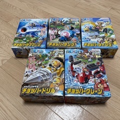 BANDAI プラモデル　チョッパーロボ　1号〜5号　セット