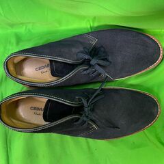 CEDAR CREST セダークレスト メンズ レザー デザートブーツ スエード ネイビー 27ｃｍ＠20の画像