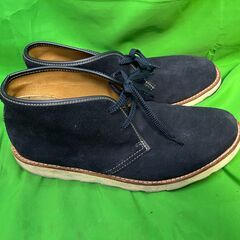 CEDAR CREST セダークレスト メンズ レザー デザートブーツ スエード ネイビー 27ｃｍ＠20の画像