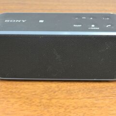 中古 SONY SRS-X2 ワイヤレススピーカー ブラック 箱付き ポーチ付きの画像