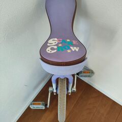 ★追加値下げ！★【早いもの勝ち！大幅値下げ！】ブリヂストン 一輪車 16インチ スケアクロウ SCW16 ラベンダー の画像