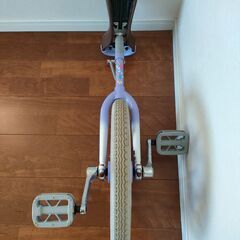 ★追加値下げ！★【早いもの勝ち！大幅値下げ！】ブリヂストン 一輪車 16インチ スケアクロウ SCW16 ラベンダー の画像