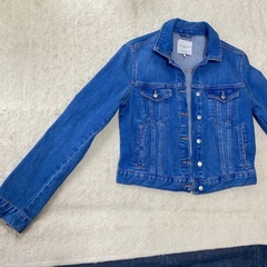 ZARA デニムジャケット　ストレッチ　Mサイズの画像