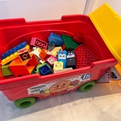 アンパンマン　ブロック&転がしおもちゃ