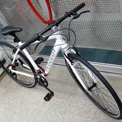 新品 PEUGEOT プジョー 700×32C アルミクロスバイク WH ホワイト 2022年モデル 470size Shimano Tourney6S 　72の画像