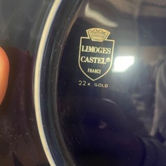 Limoges 陶磁器皿 25cm　22Kの画像