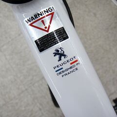 新品 PEUGEOT プジョー 700×32C アルミクロスバイク WH ホワイト 2022年モデル 470size Shimano Tourney6S 　72の画像