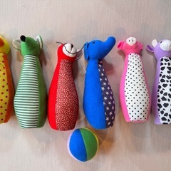 知育玩具セット　木のパズル他の画像