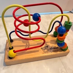 知育玩具セット　木のパズル他の画像