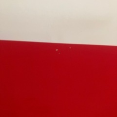 取引中　赤い折りたたみ　ローテーブルの画像