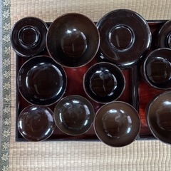 昭和レトロ 御膳セット（二人分）｜物置整理で発見！懐かしの和の食卓にの画像