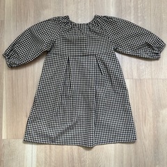 【petit main】チェック柄ワンピースの画像