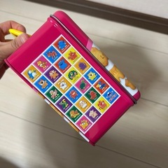 たべっ子どうぶつ 缶 持ち手付き缶 ギンビス たべっこどうぶつ トランクの画像